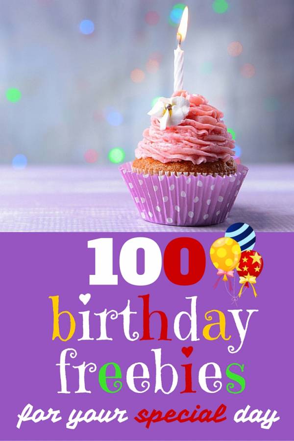 101 Companies Offering Birthday Freebies The Budget Diet