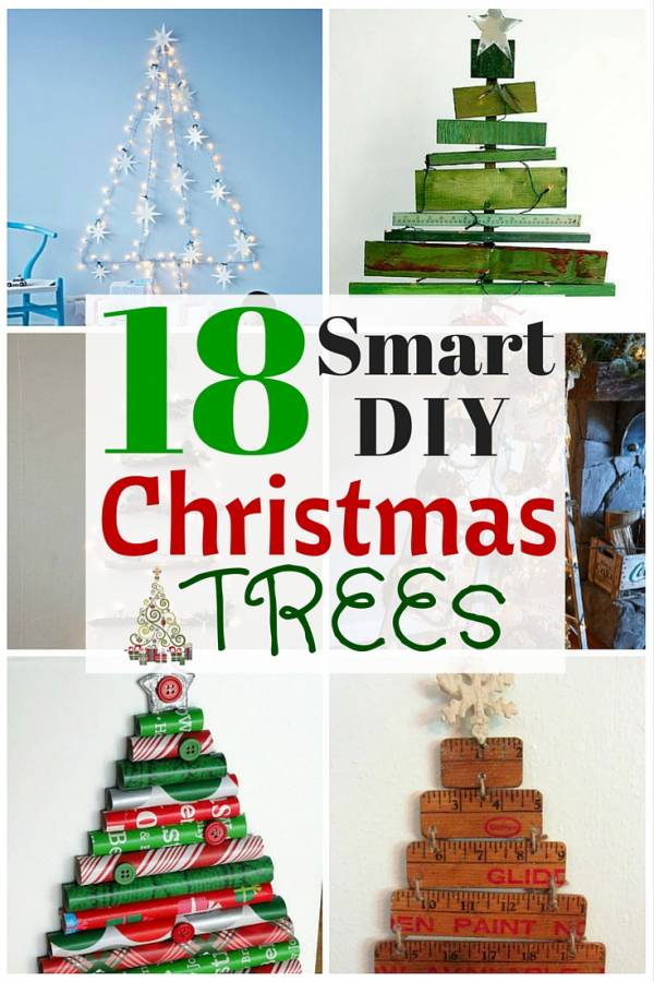 18 Smart DIY Christmas Trees - The Budget Diet