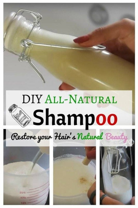 Make DIY All-Natural Shampoo - The Budget Diet
