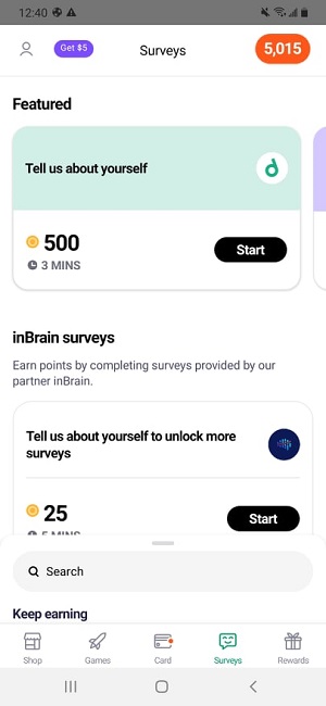 Drop-app-surveys