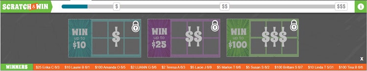 InboxDollars scratch tickets