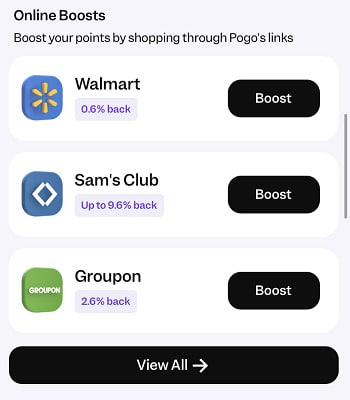 Pogo online boosts