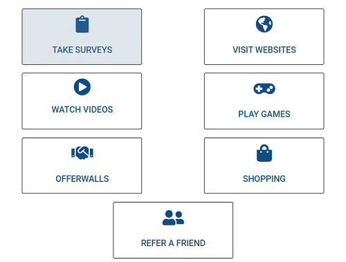 QuickRewards dashboard