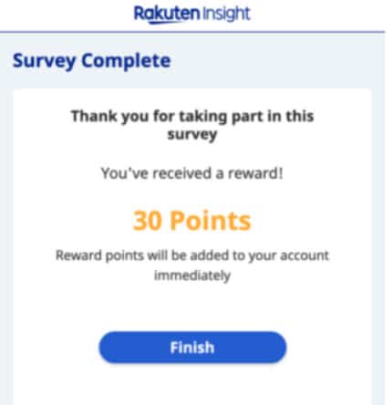 Rakuten Insight Surveys pay