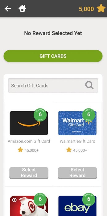 Rewarded Play gift cards