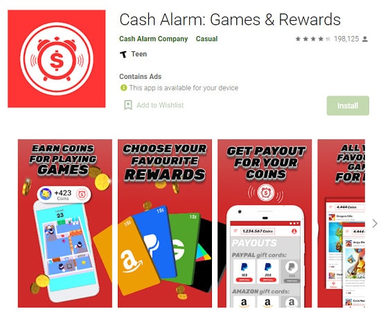 Cash Alarm App