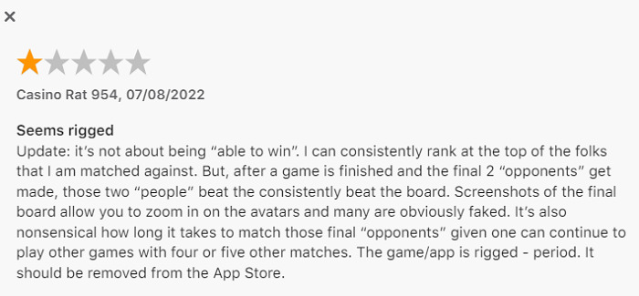 Solitaire Clash reviews