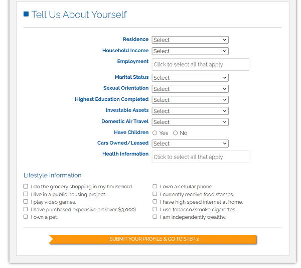 SurveyClub Questionnaire