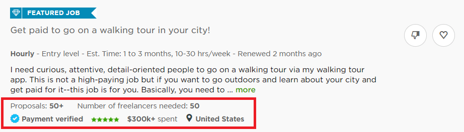 Upwork-walking-job